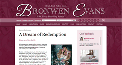 Desktop Screenshot of bronwenevans.com
